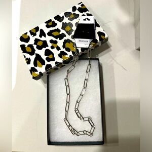 JA Silver Chain 17 Inches Long Necklace NWT